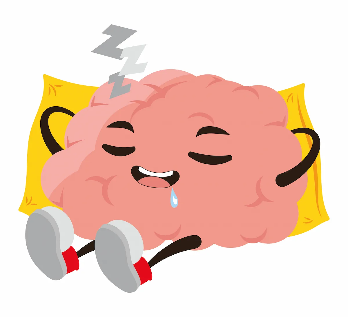 Sleeping brain clipart