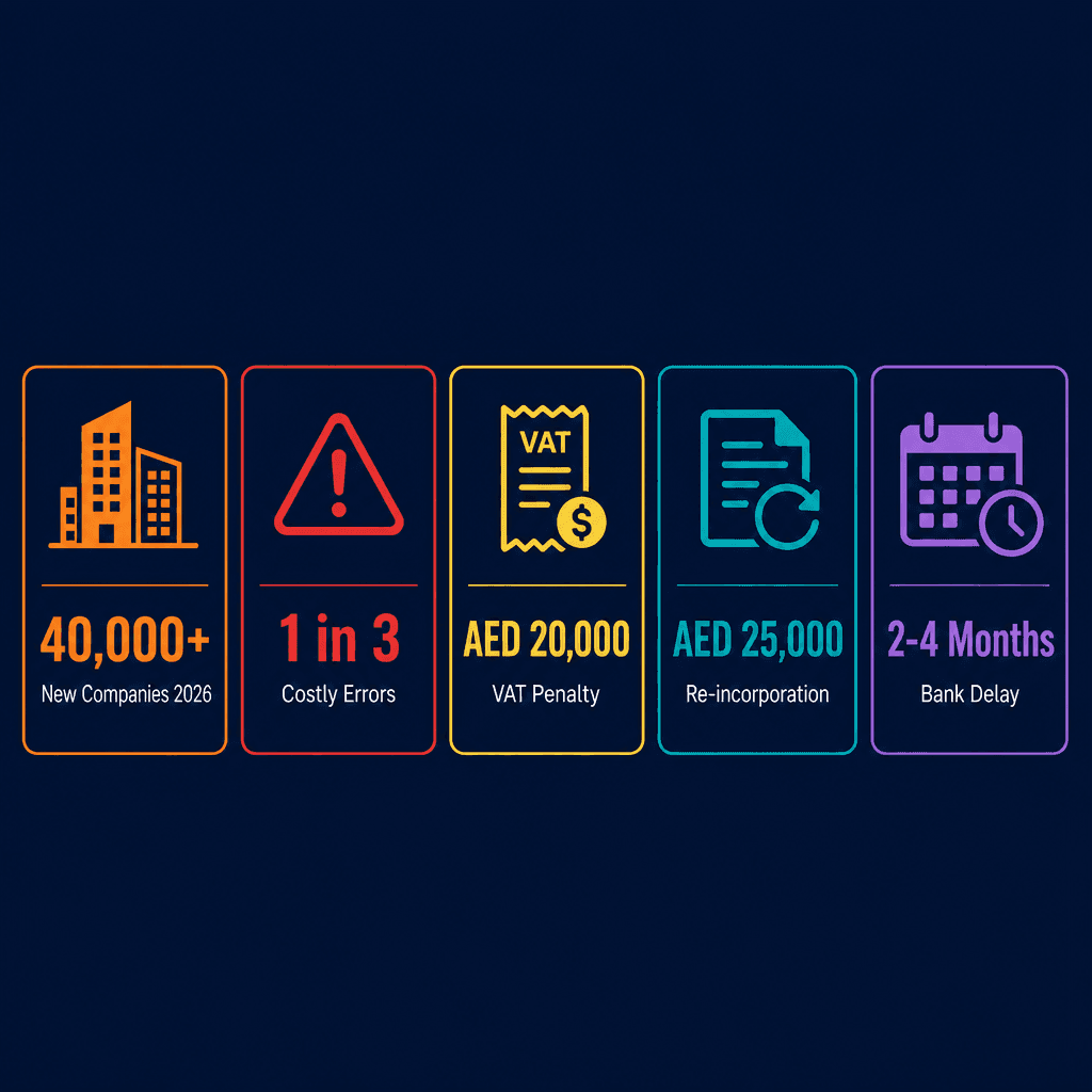 Infographic: 5 Business Setup Mistakes to Avoid in Dubai