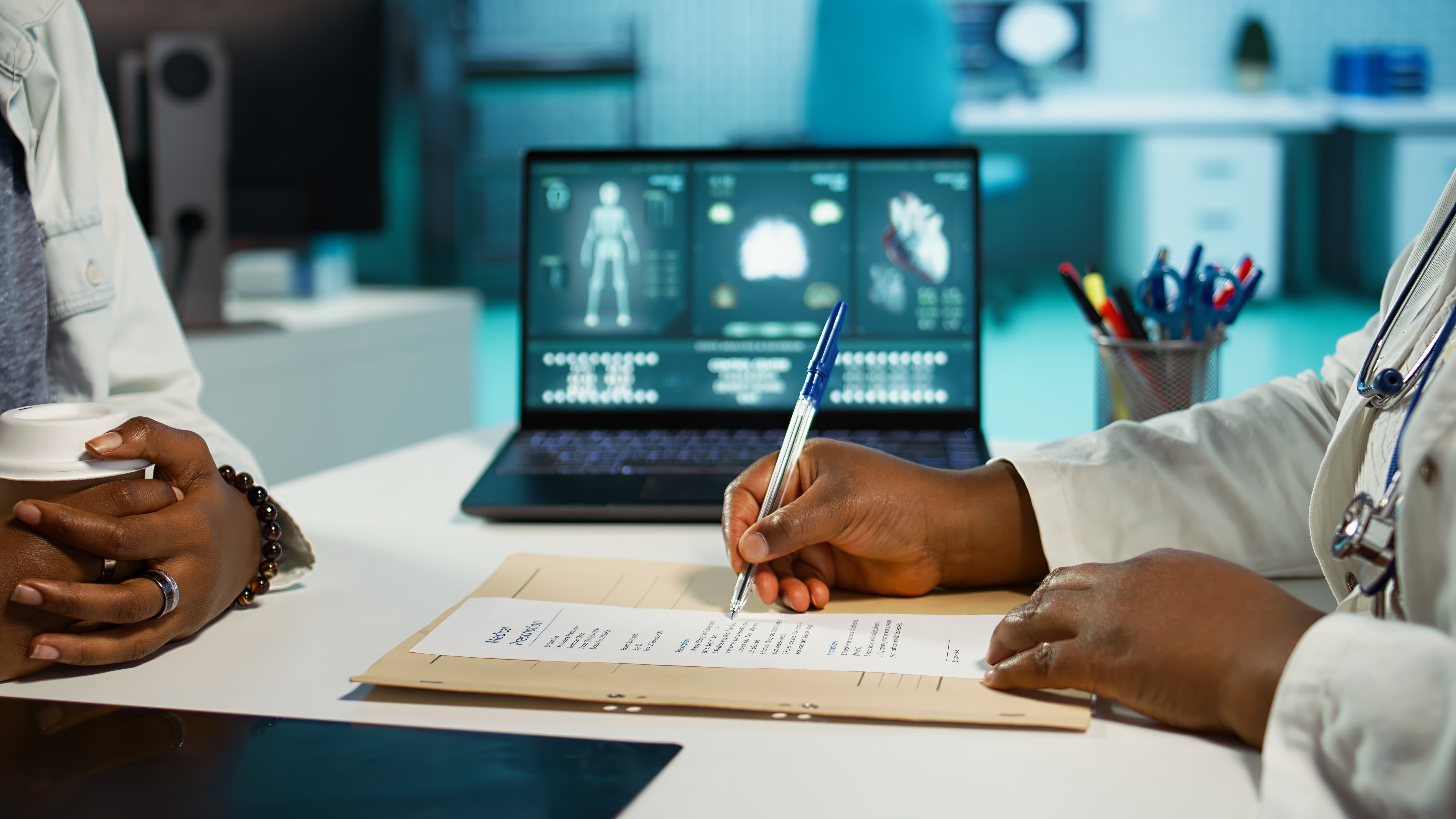 a woman holding a small child in her arms