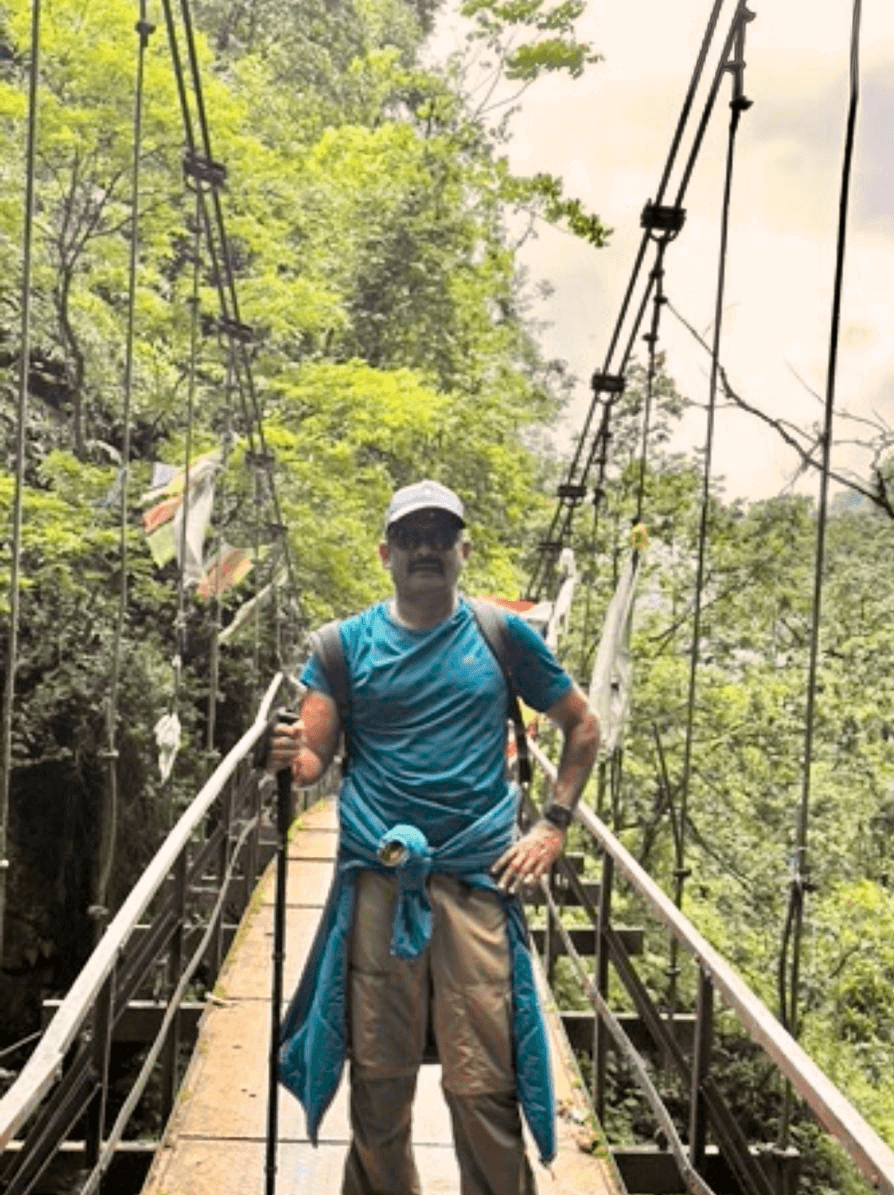 a woman with an afro is looking at the camera