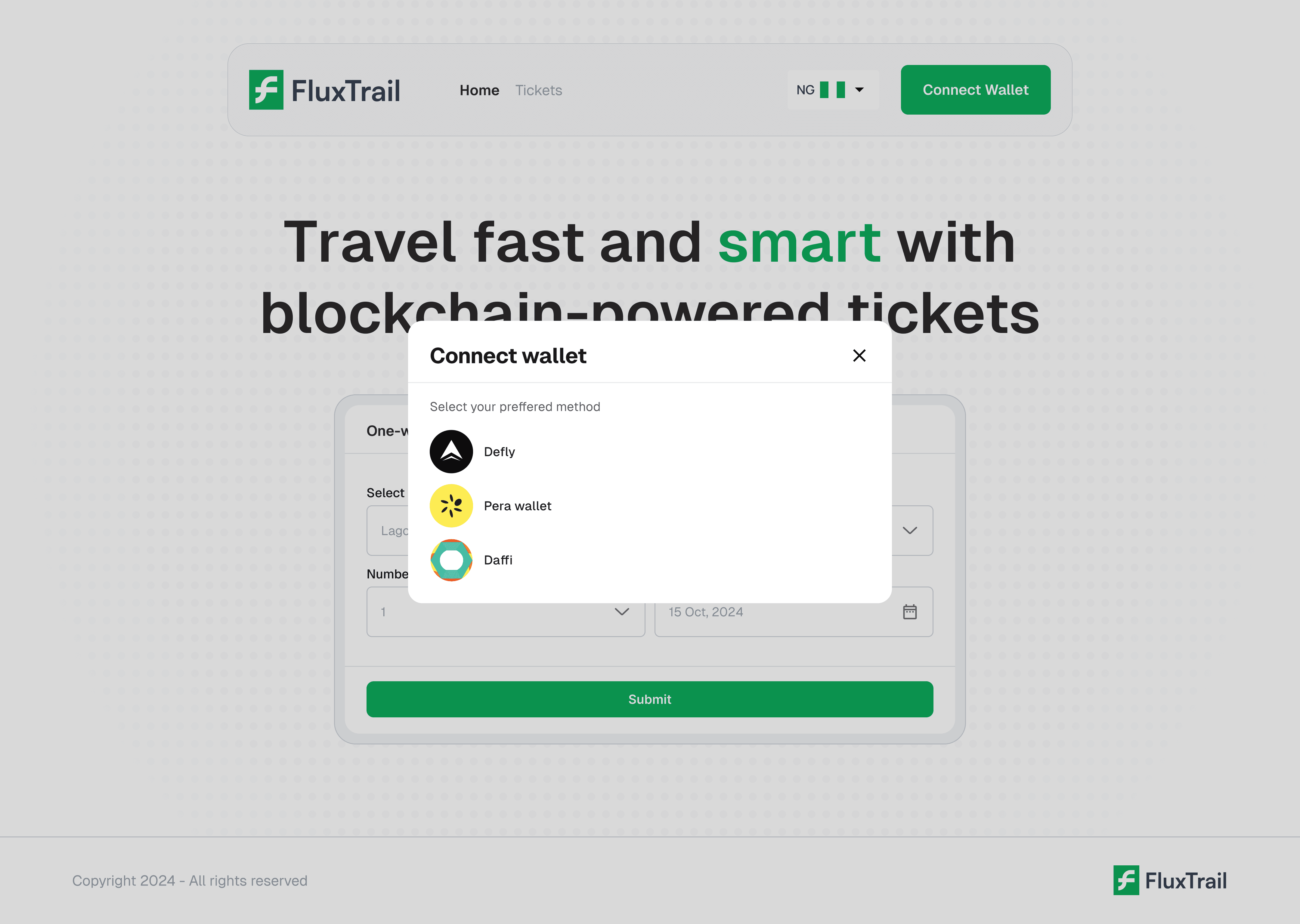 A UI shot for FluxTrail