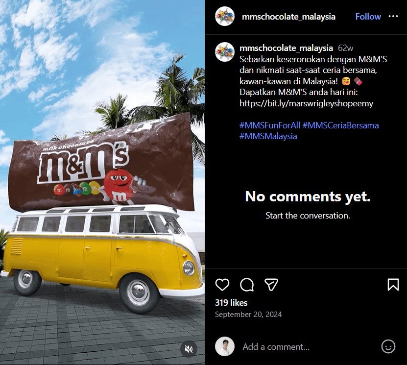 M&M Chocolate FOOH 2024