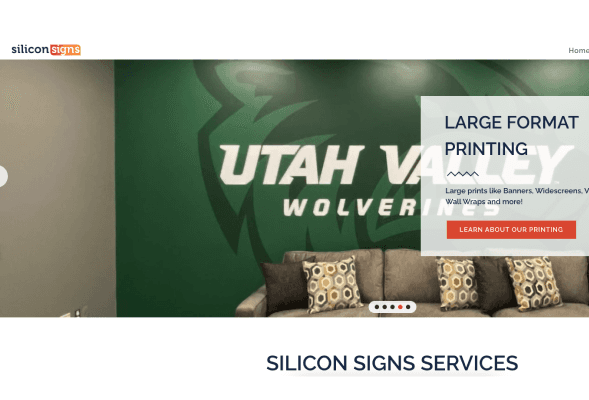 Siliconsign Risch landing page