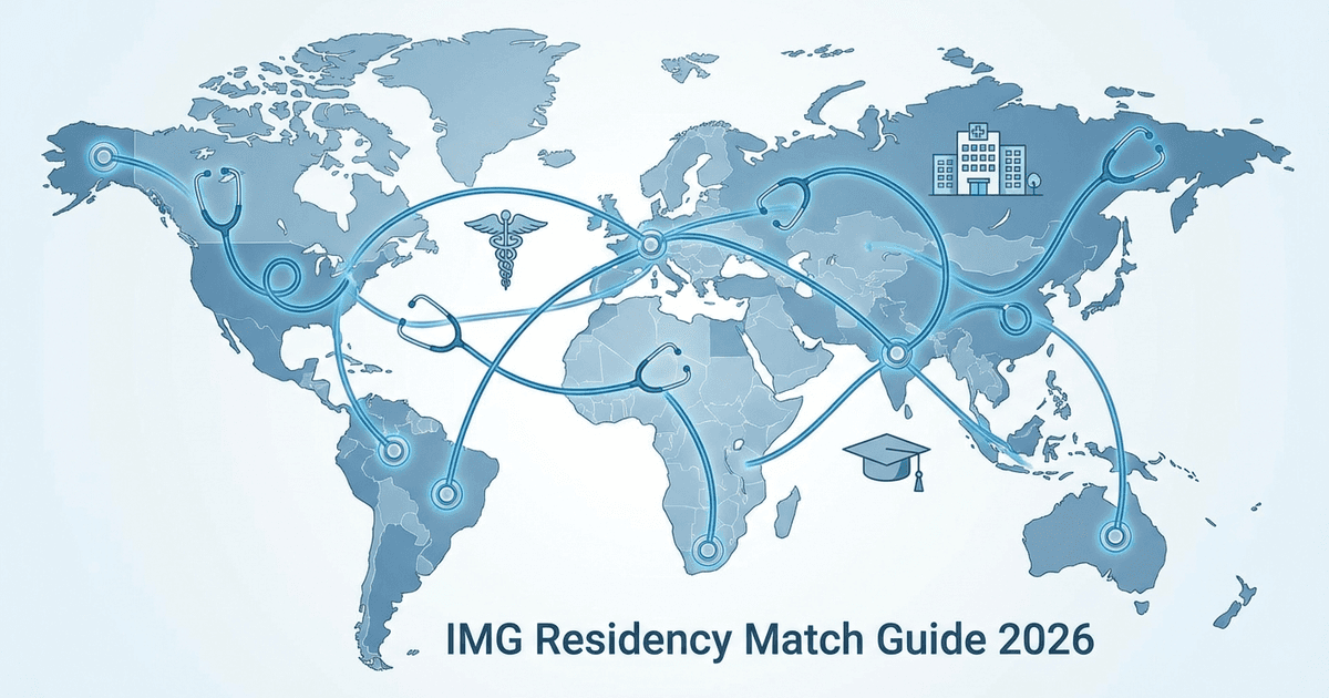 Cover: How to Match as an IMG in 2026: Residency Application Strategy, Step Scores, and What Program Directors Actually Want