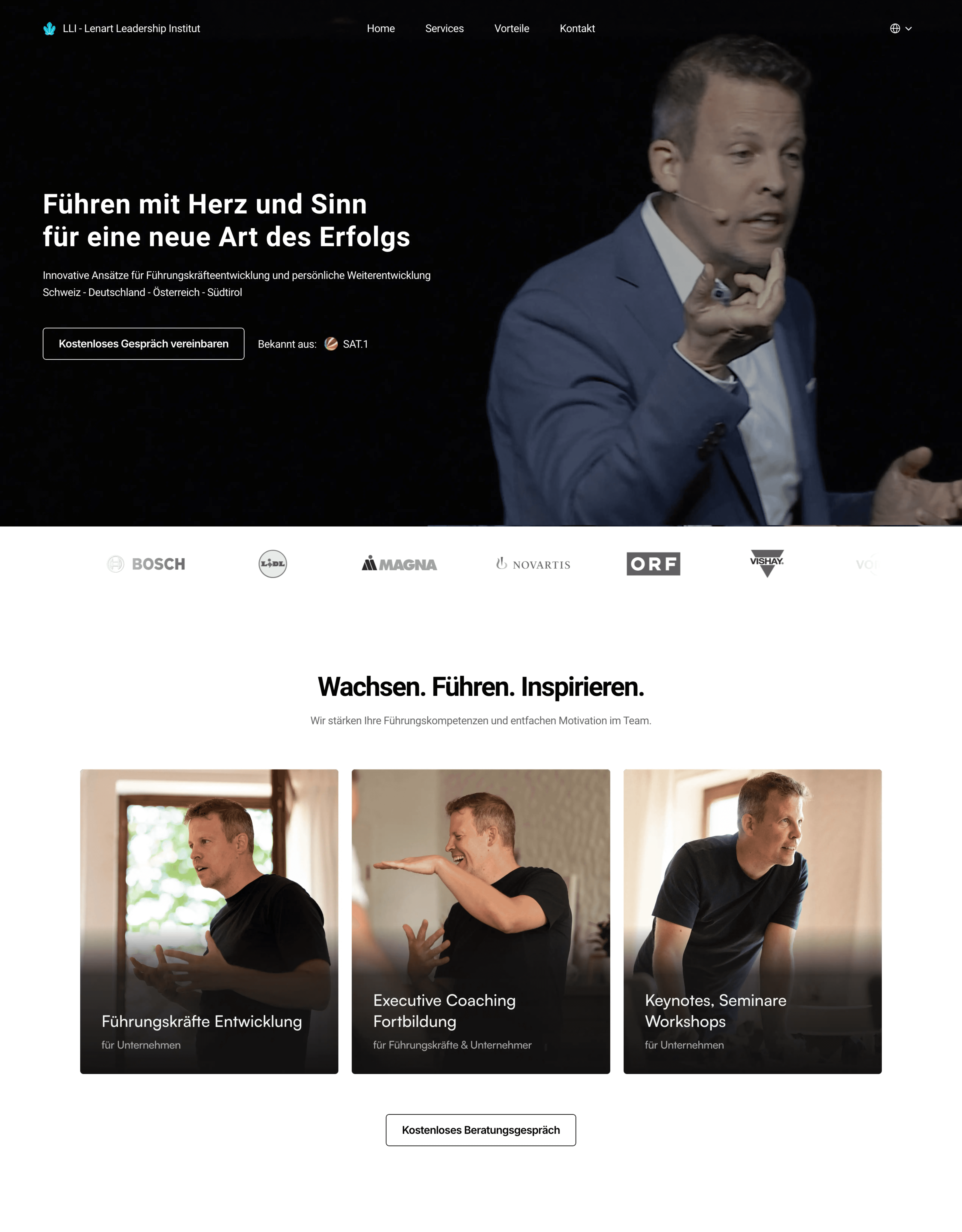 Kris Lenart Website Referenz