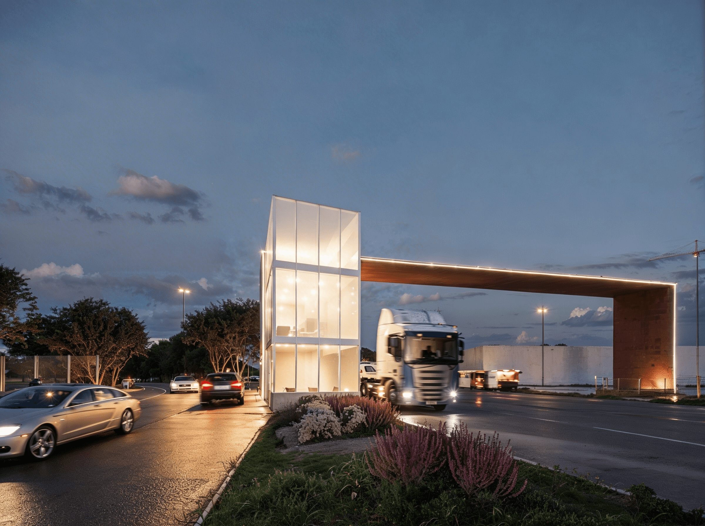 Grand Industrial Entrance
