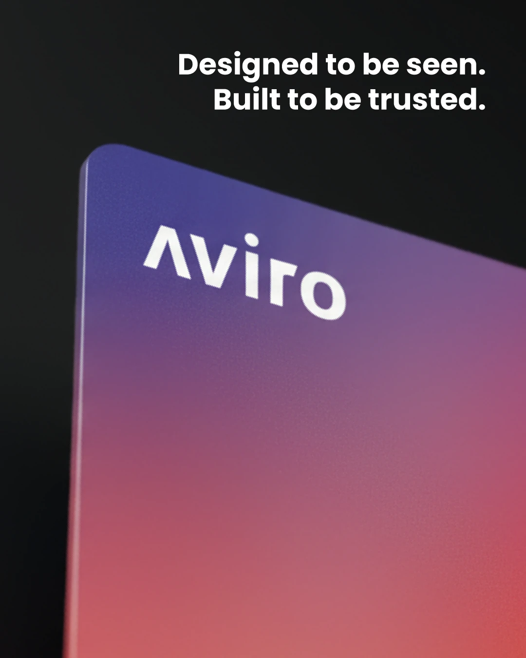 Social media campaign visual for Aviro fintech