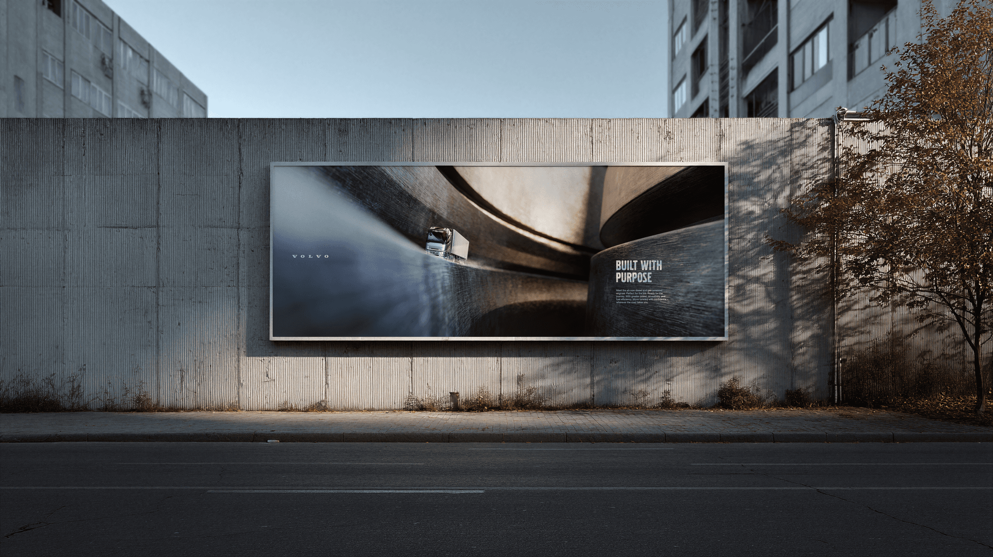 Volvo Trucks - cylinder engine scape