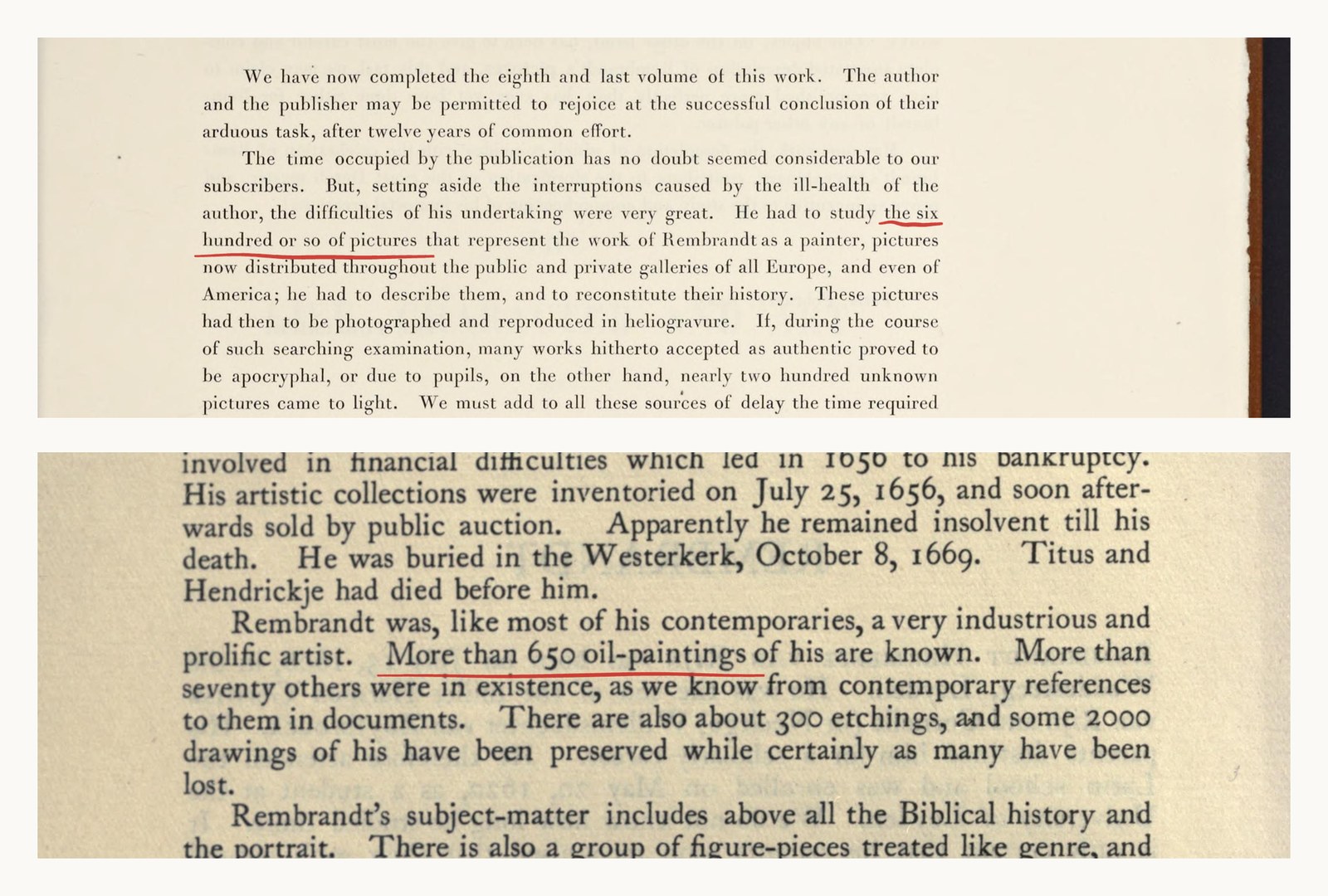 Bode 1906 and Hofstede de Groot 1916, the counts in their own prefaces