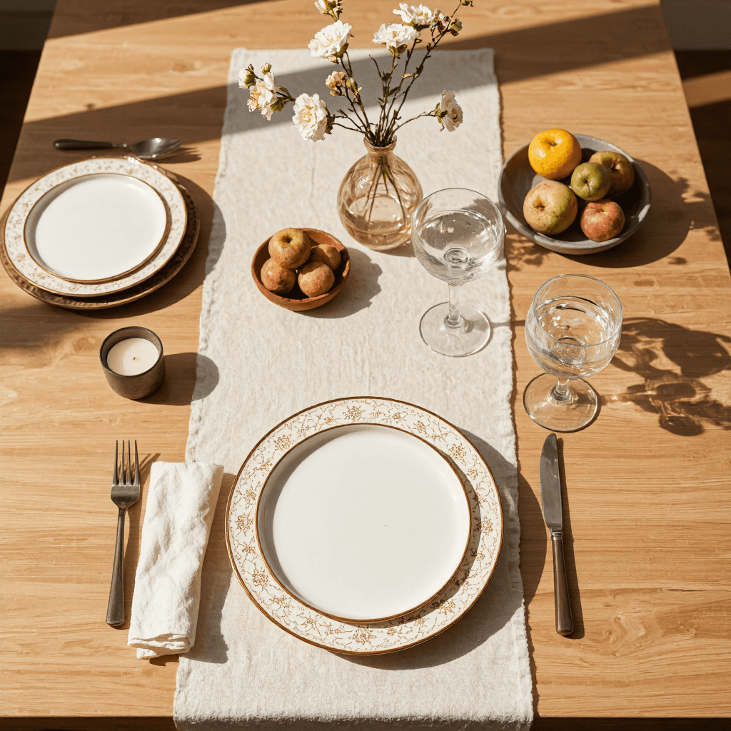 product photography of decorative plate