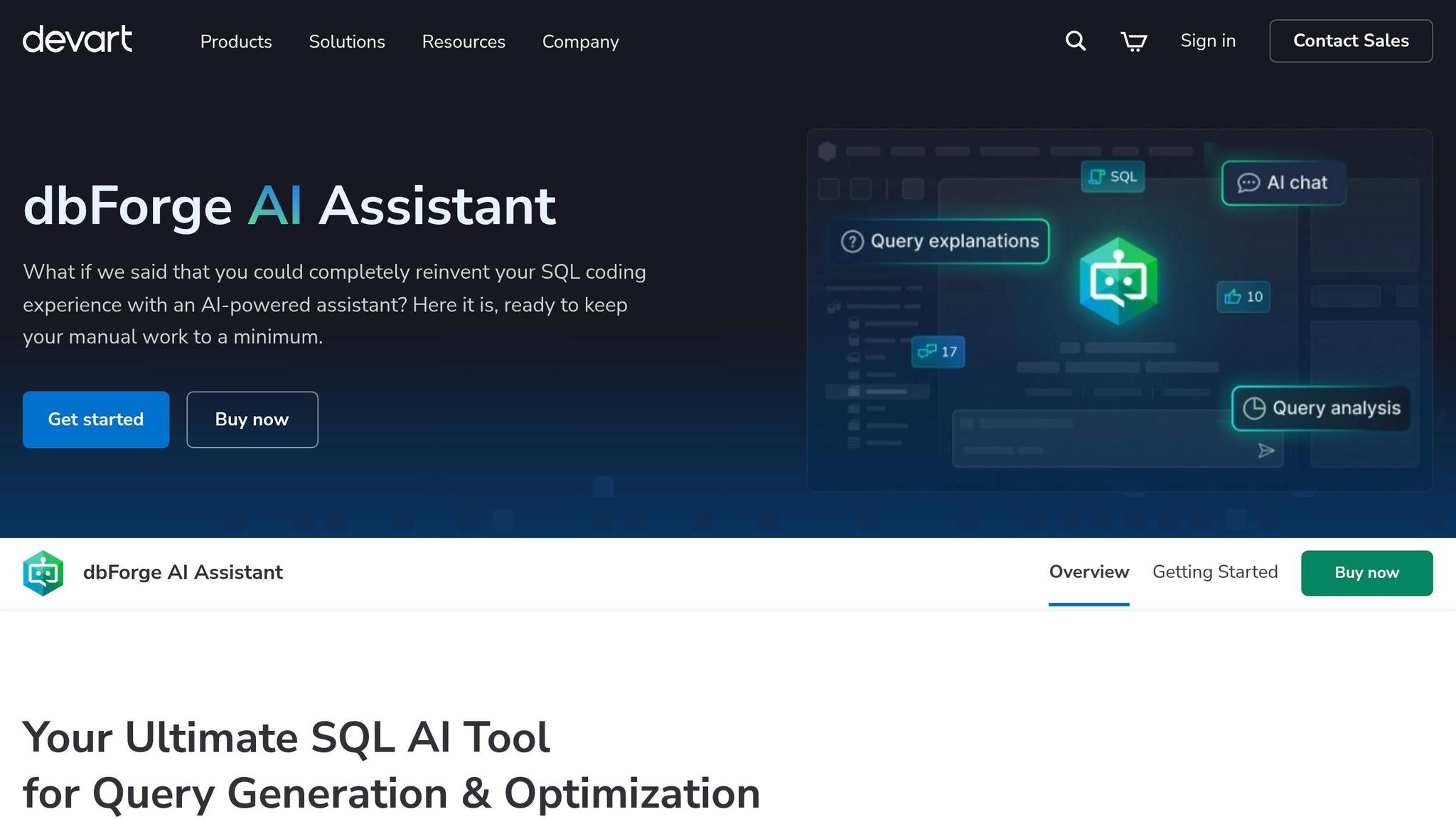 dbForge AI Assistant