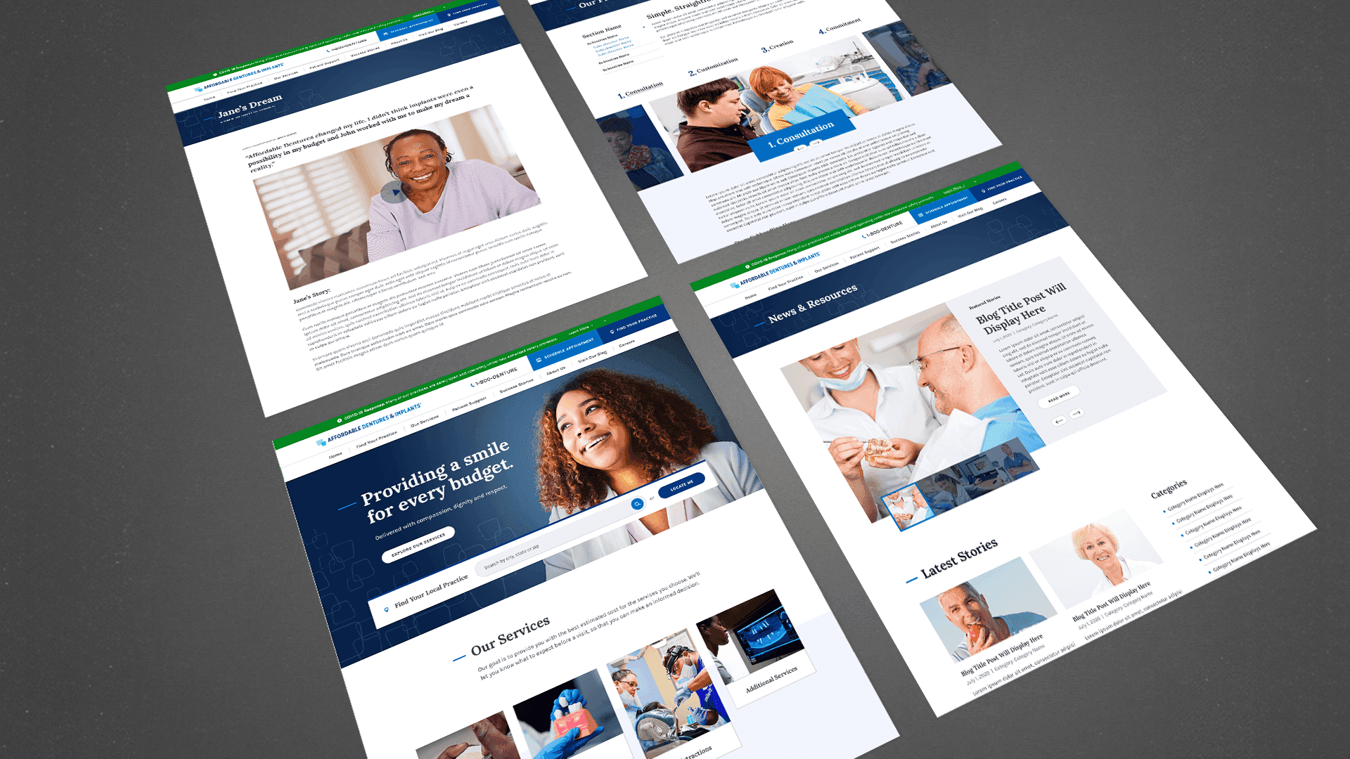 Affordable Dentures & Implants Website for Affordable Dentures & Implants