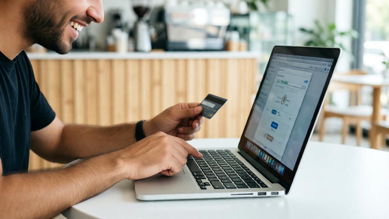 E-commerce website displayed on desktop monitor.