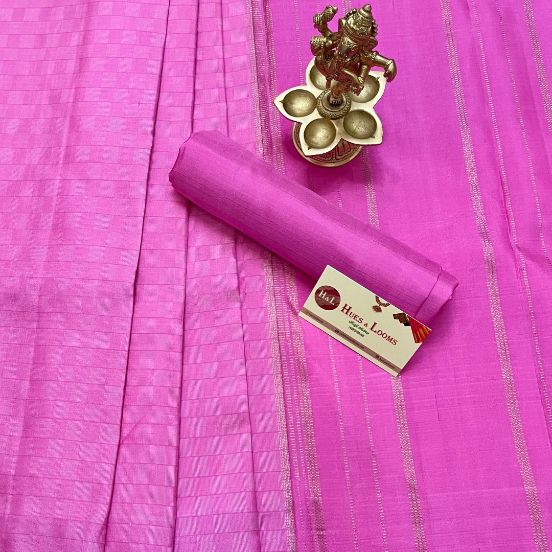 Pastel Pink Kanchivaram Silk Saree