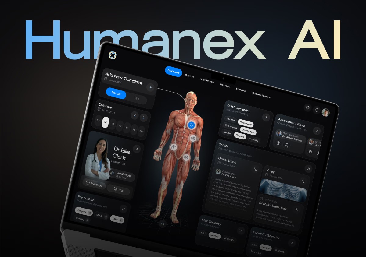 Humanex-AI: Advanced Healthcare Case Study – Artonest.design