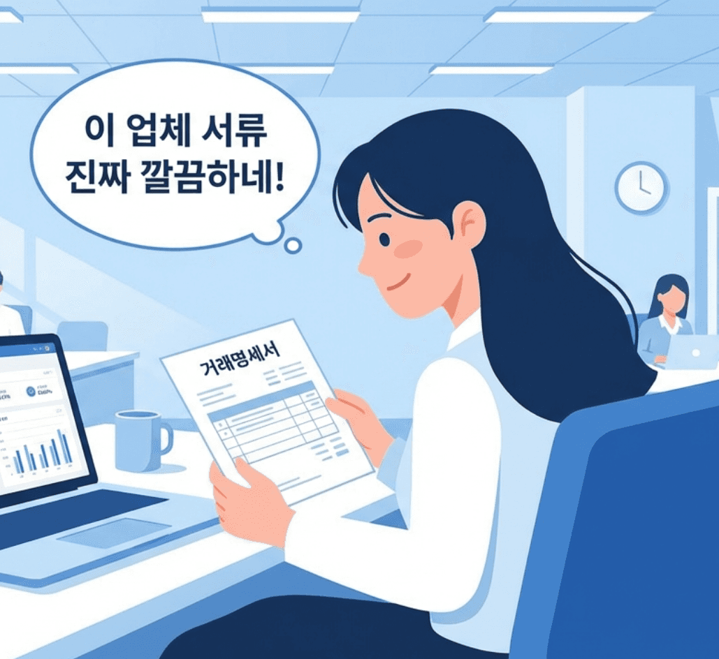 고객이 좋아하는 거래명세서