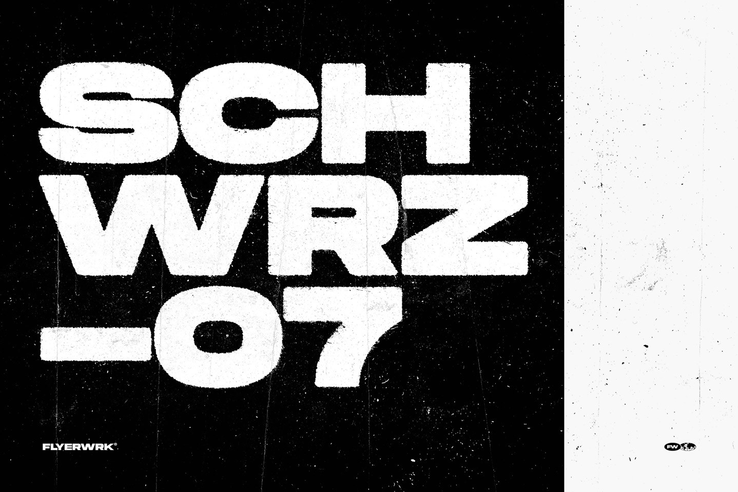 Example of dirty paper texture overlay applied to black and white photography