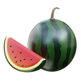 Free 3D watermelon icon