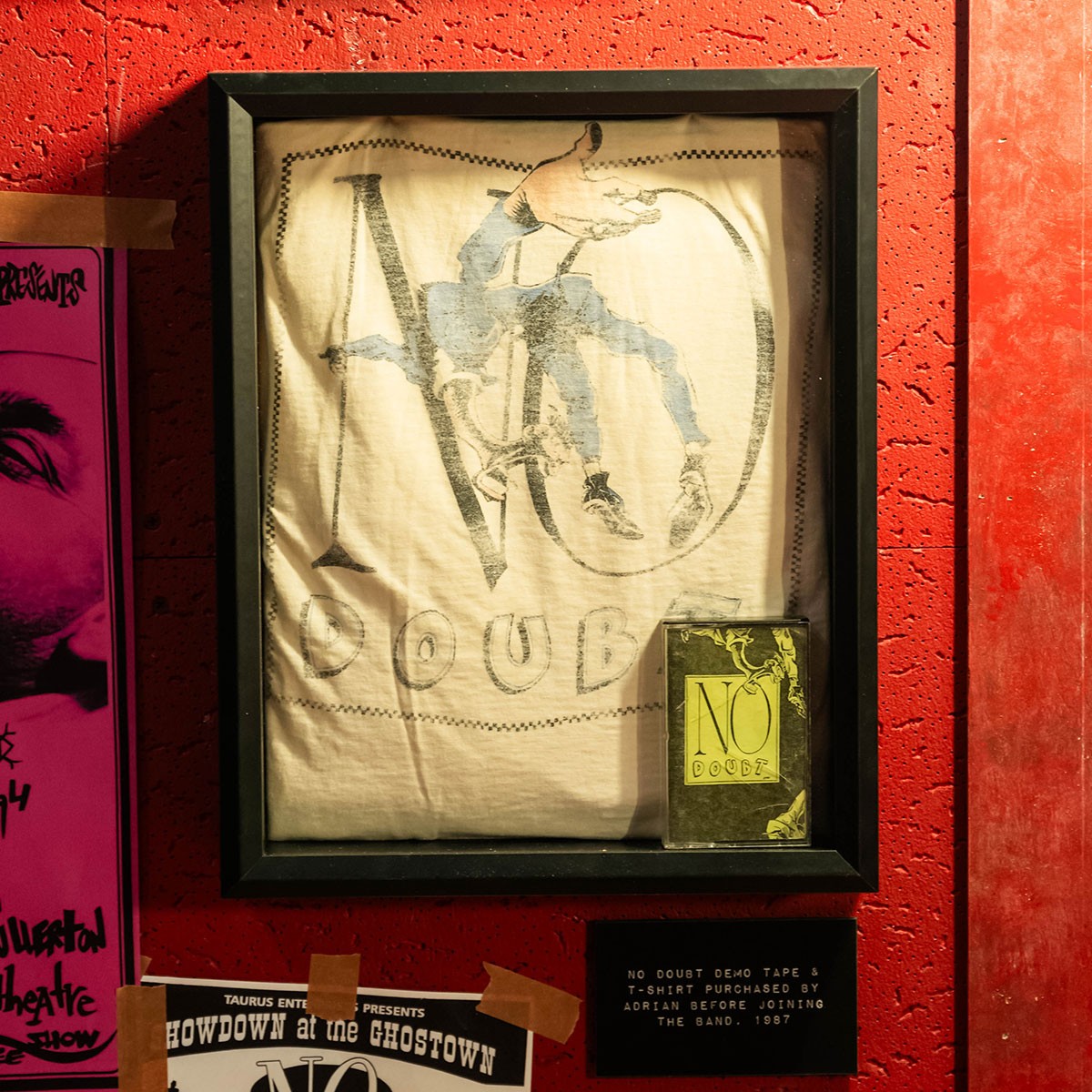 t-shirt and tape