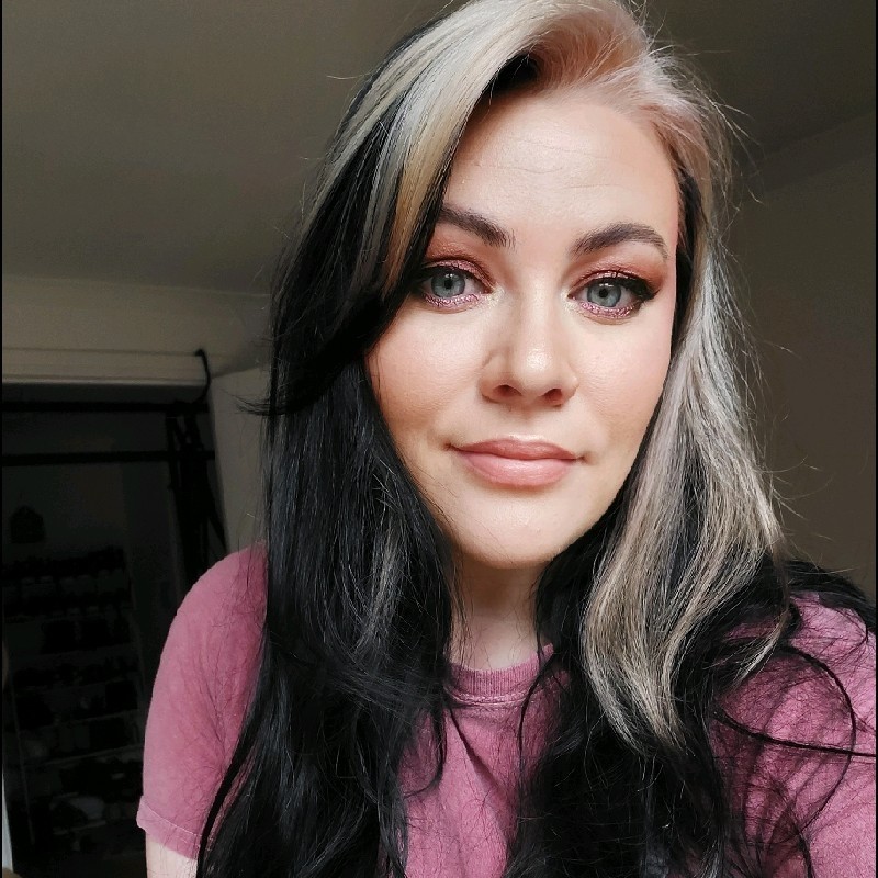 Portrait image of Katie Giblett, facing the camera.