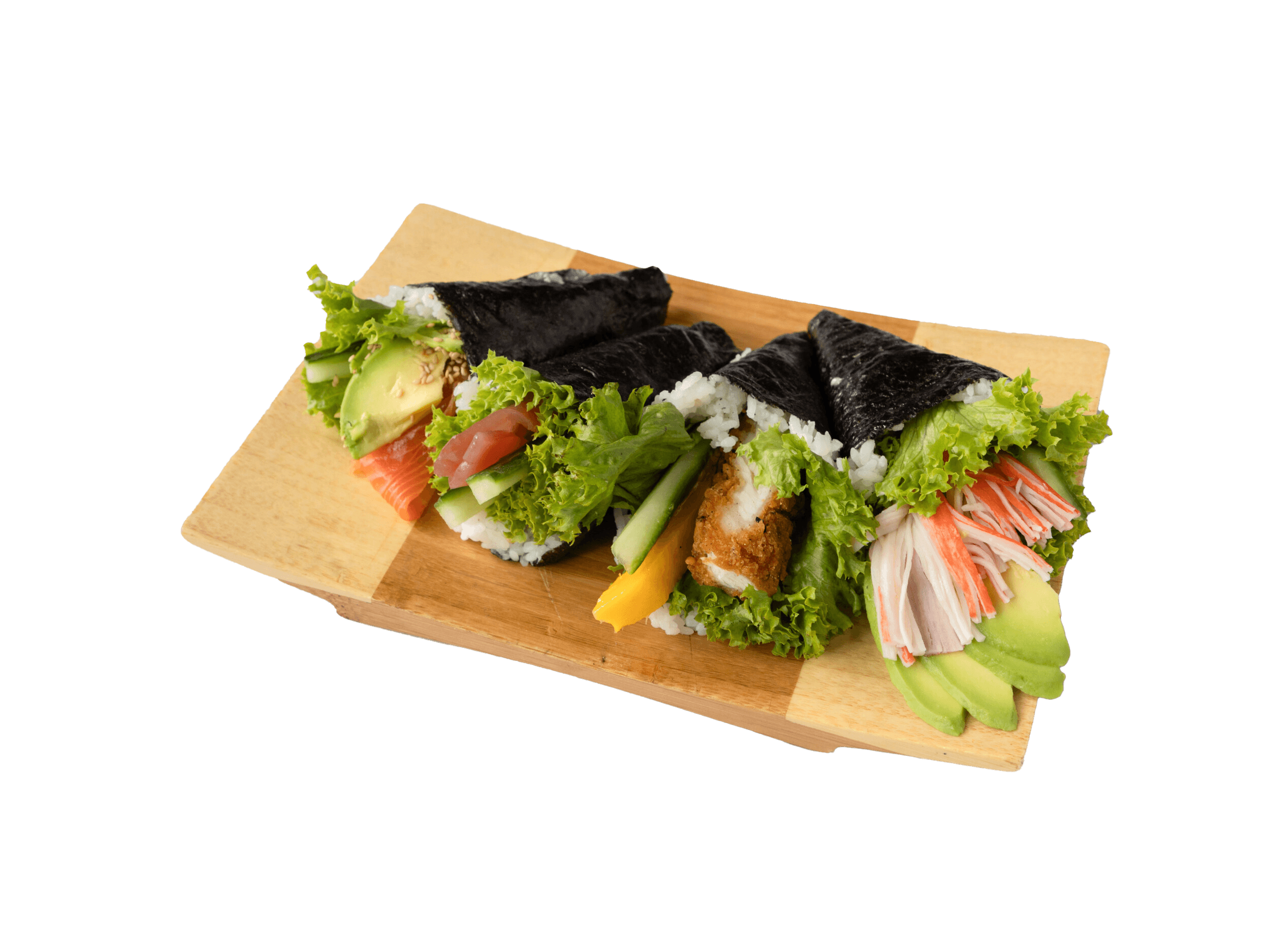 Ebi avocado komkommer roll – panko ebi sushi Deventer – Japanse mayo rol