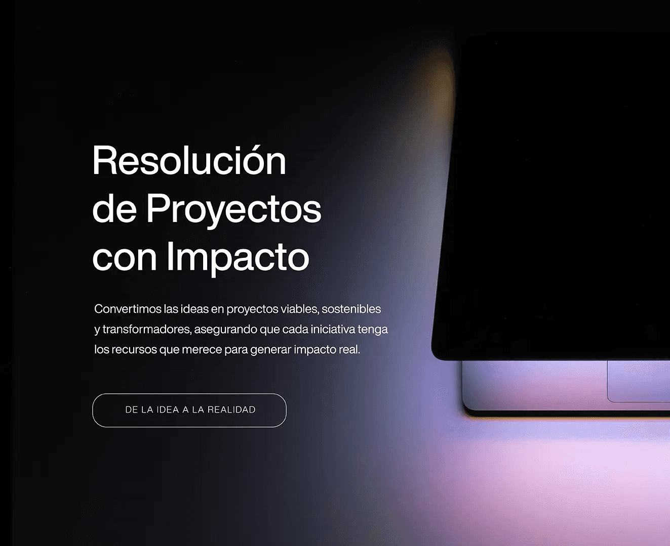 Resolut, resolución de proyectos con impacto real. En resolut convertimos las ideas en proyectos viables, sostenibles y transformadores.