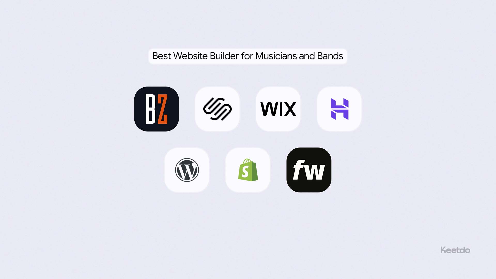 best website builder for musicians and bands