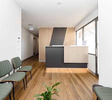 Front Service Table Area of Ultrasound CBR | Medical Fit-Out in Bruce by Recon Projects