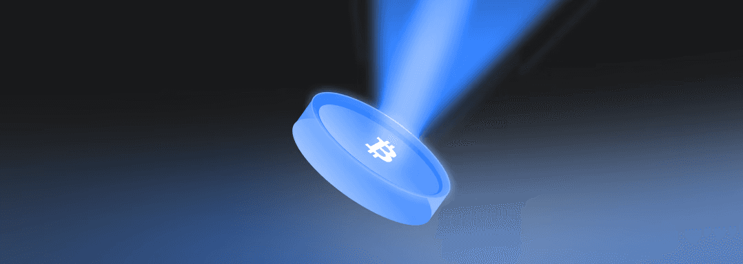 Light beam going out of crypto