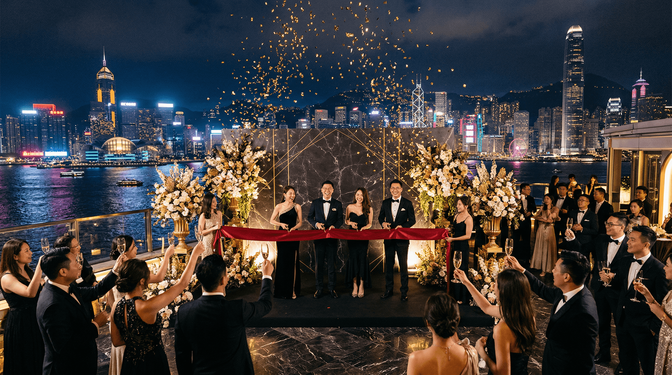 BW Event 360 策劃之香港企業頒獎晚宴現場，提供專業一站式中小型活動統籌服務。