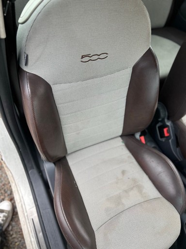 fauteuil voiture sale avant le passage de vapeur pro limoges