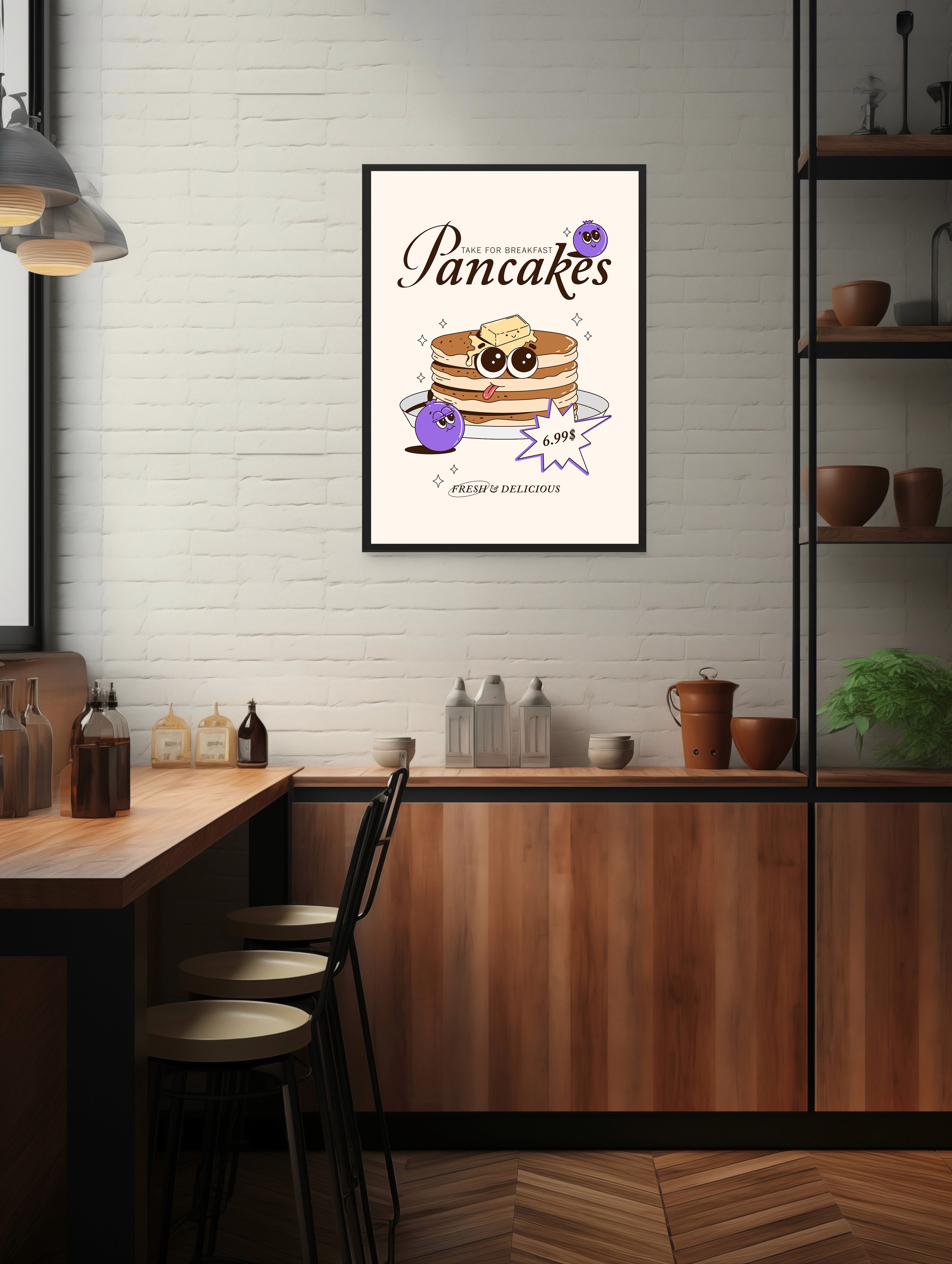 Folk Fable AI product mockup in living room