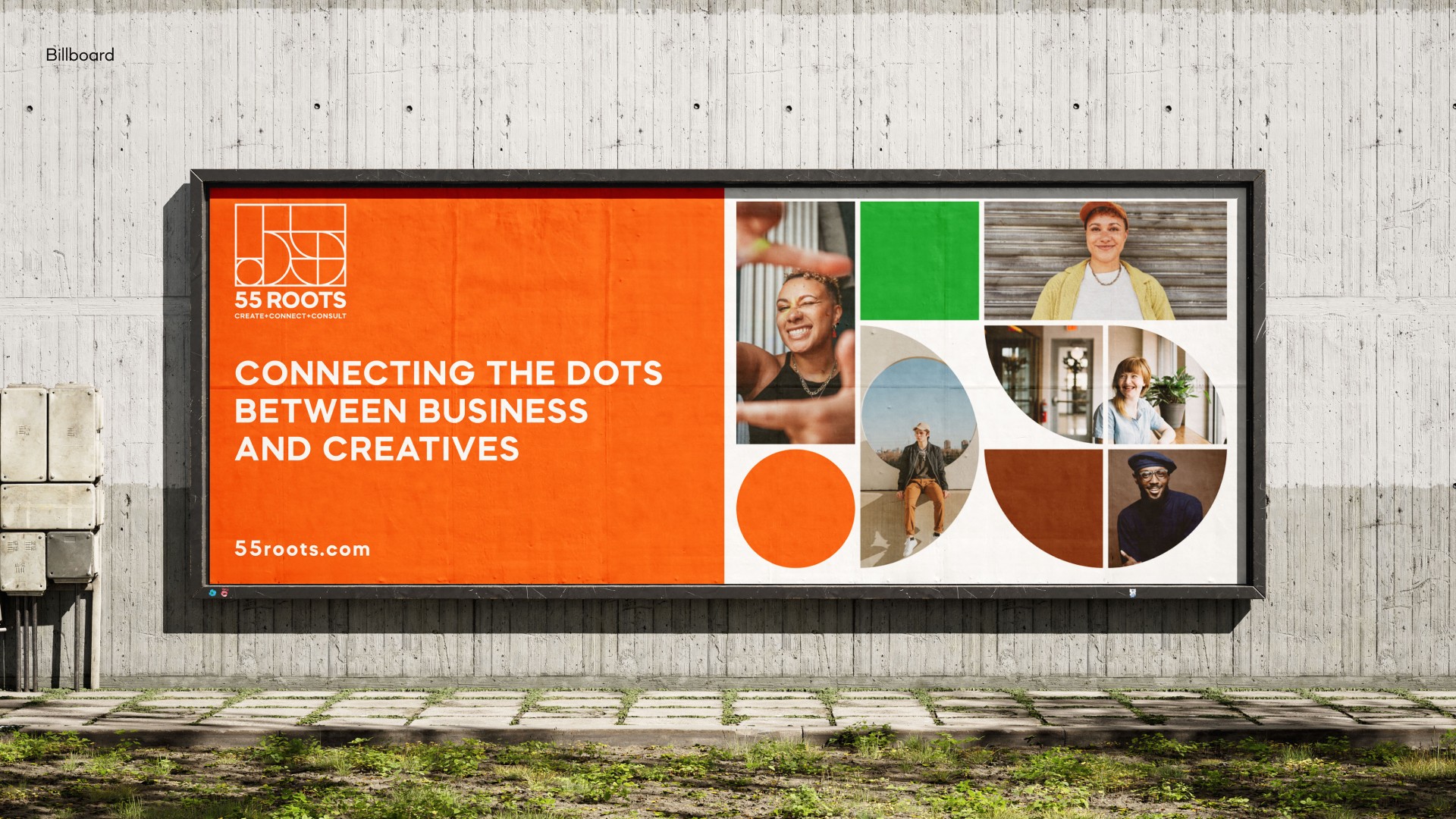 Dynamic Visual Identity for 55 Roots LLC. CHYRKOV Studio