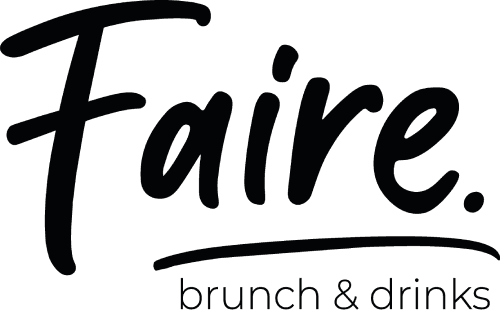 Dark logo - Faire. Brunch & Drinks