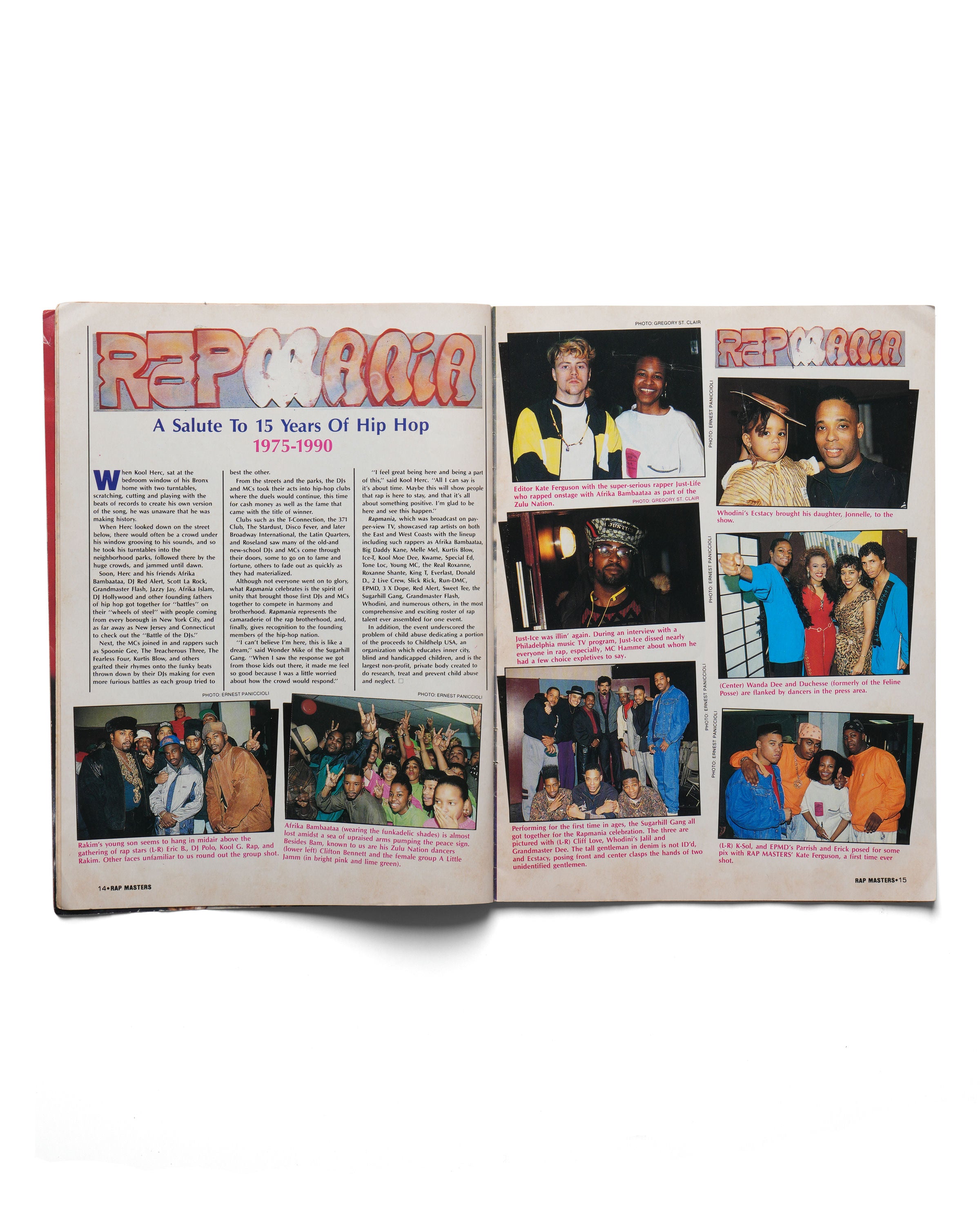 Rap Masters - July 1990 - Insert