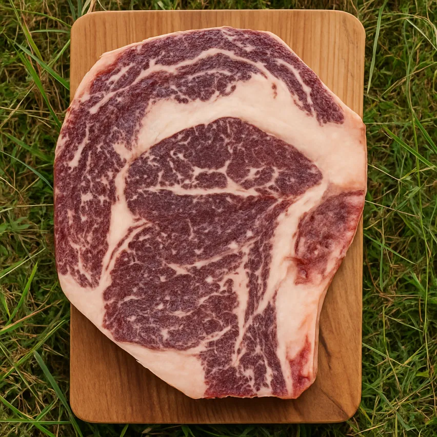 Grass fed steak grilled to perfection, high protein beef delivery in Orange County