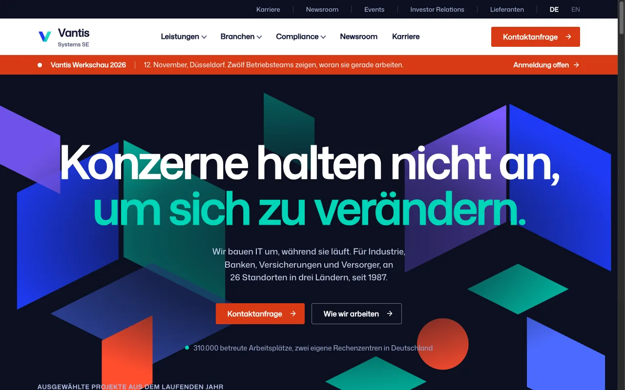 Vorschau der Beispielseite Vantis Systems