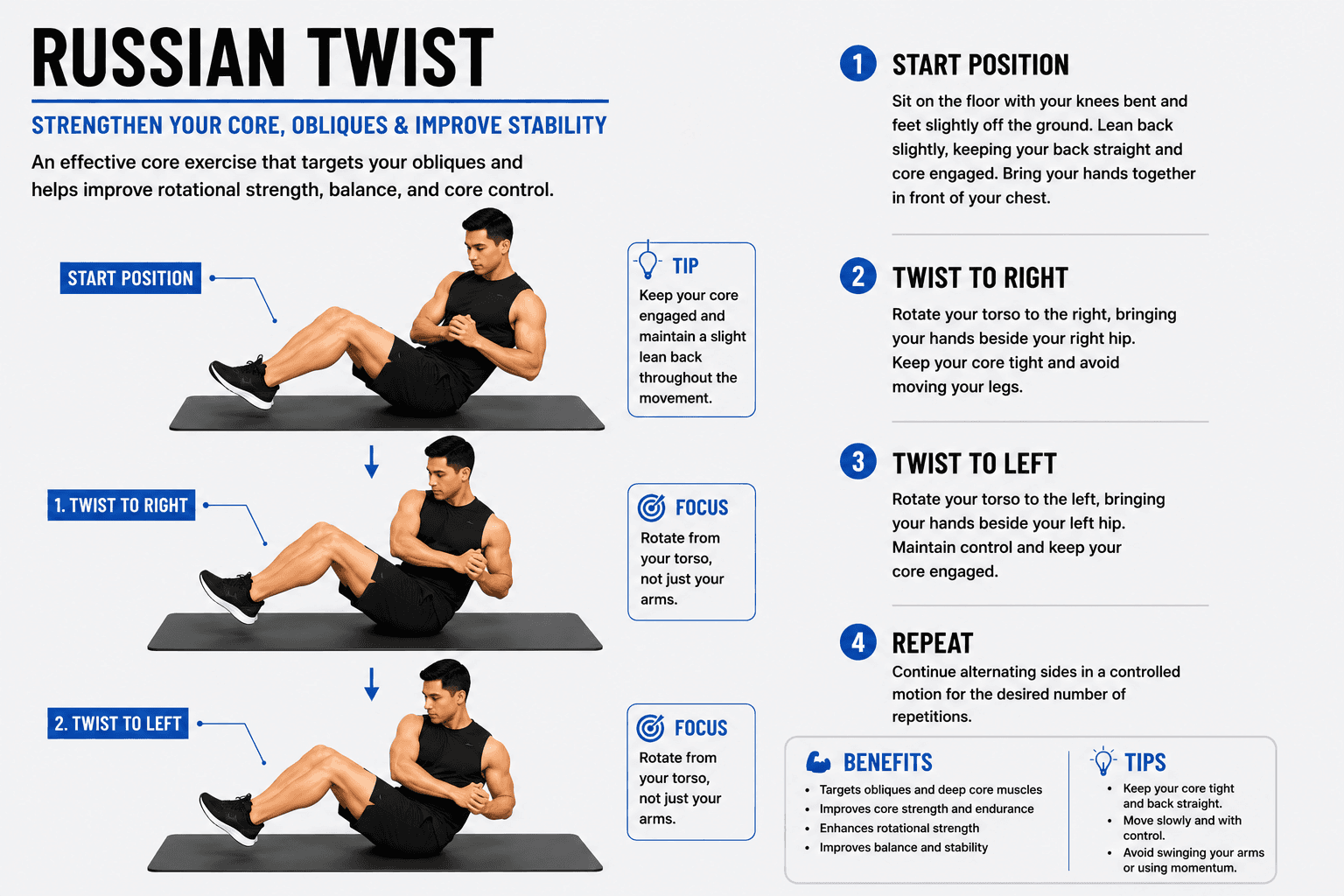 Russian Twist Exercise