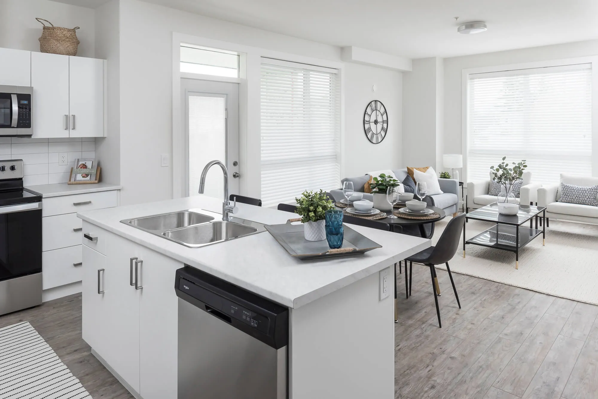 Three Rivers Properties project photography featuring a branded vehicle and outdoor setting