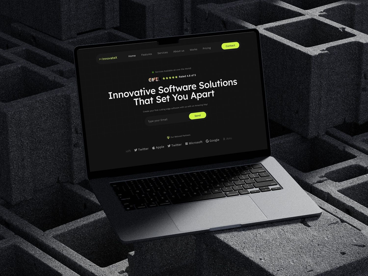 Innovatex landing page full
