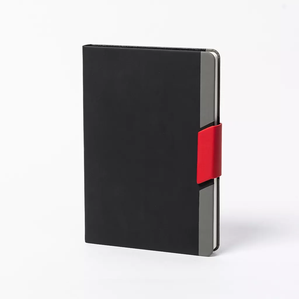 Hard cover journal with magnetic flap custom branded