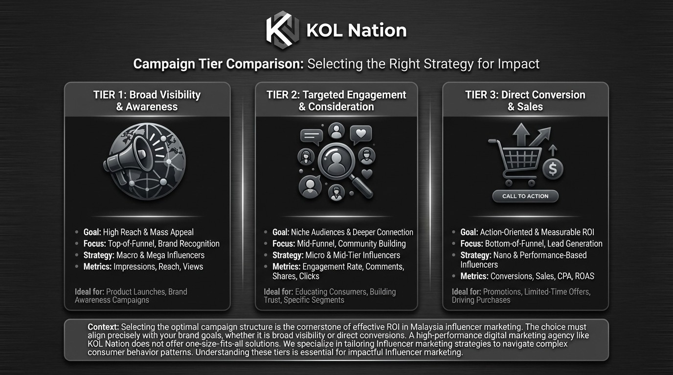 Campaign Tier Comparison: Selecting the Right Strategy for Impact