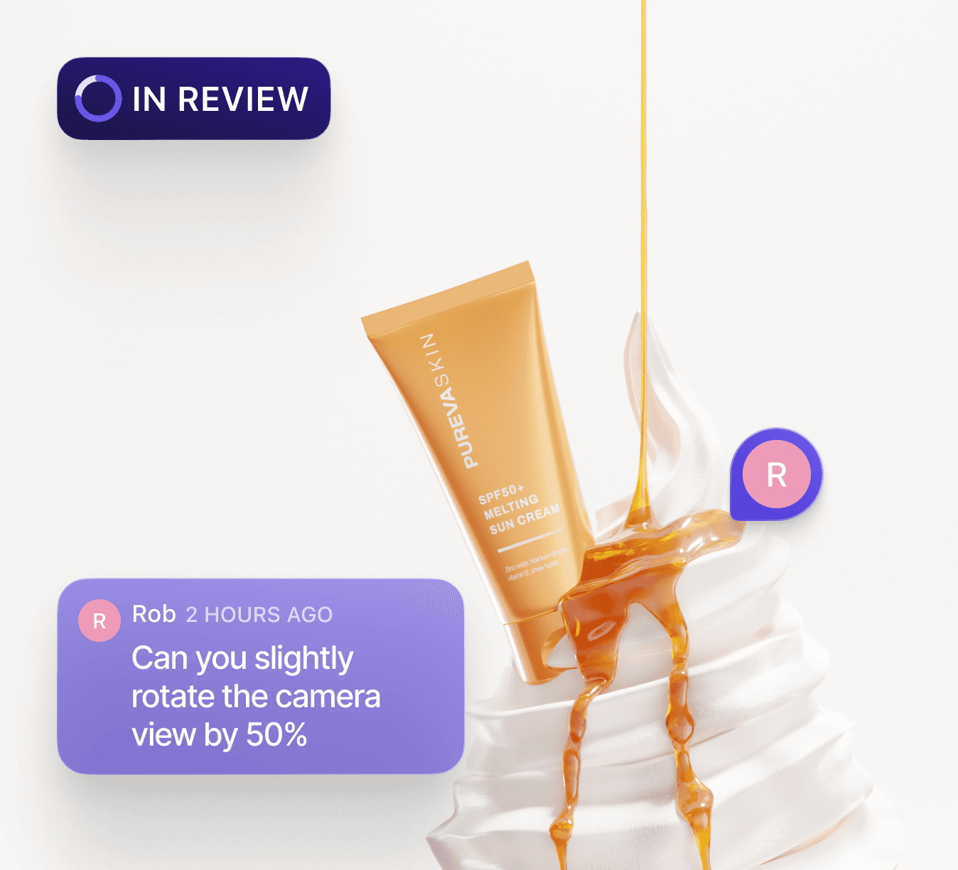 Cosmetics Product Visuals Dessert Theme