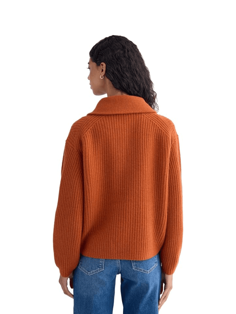 Everlane Women's The Half-Zip Sweater in Luxe Merino