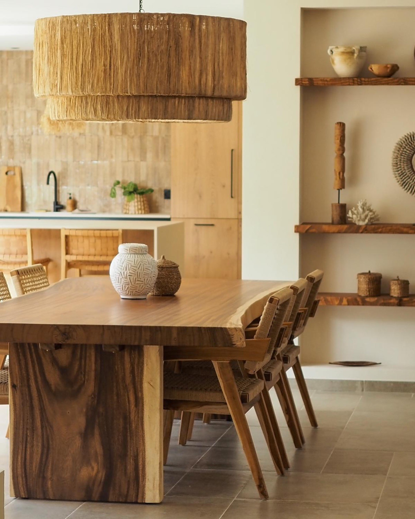 suspension en perles