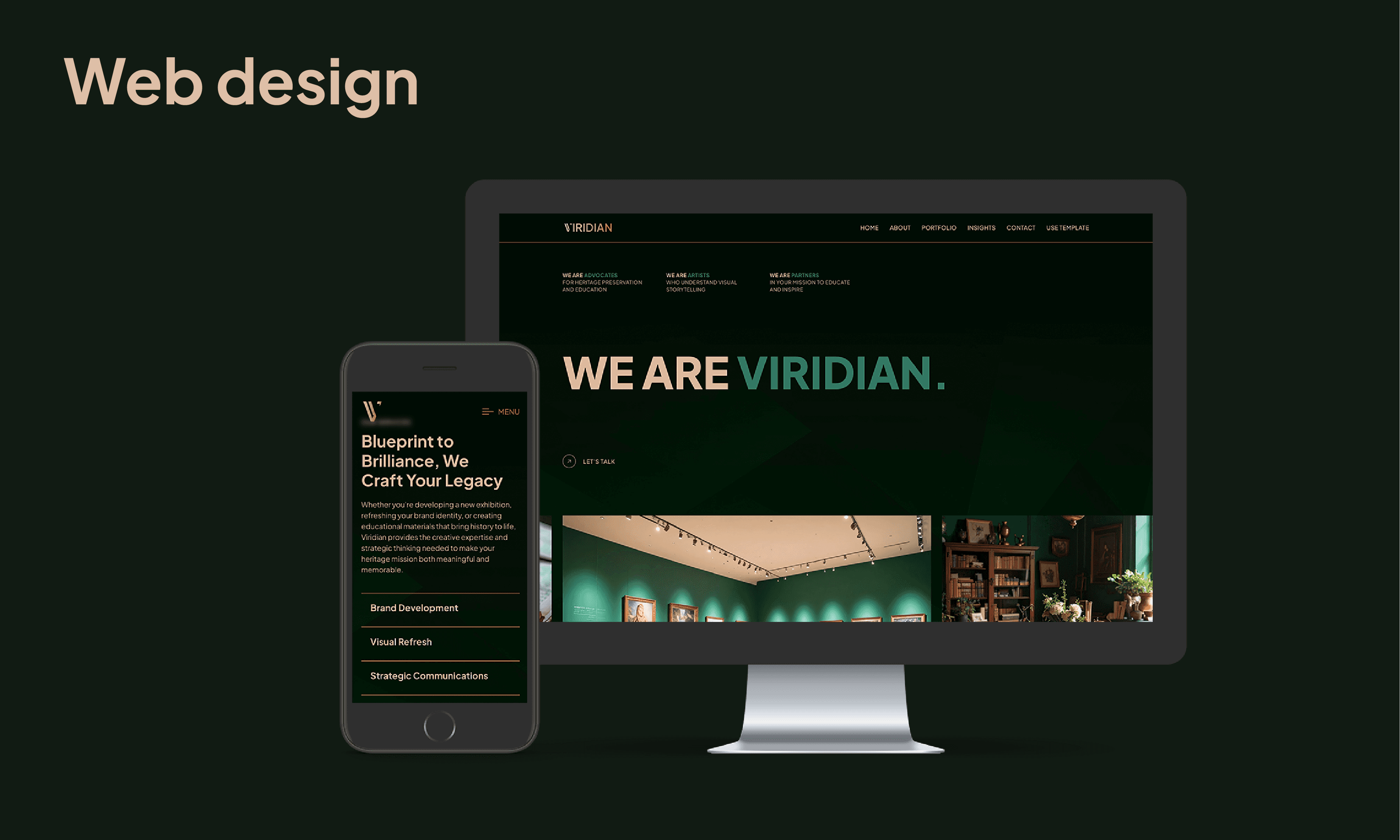 Viridian Website Mock Up