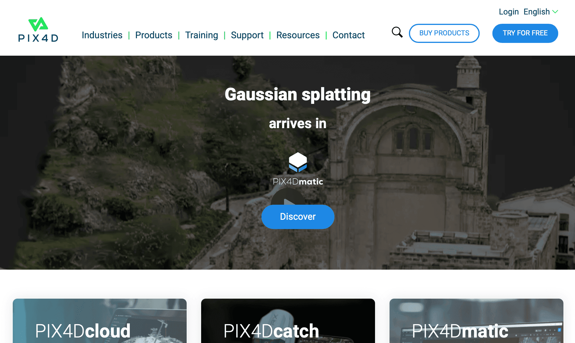 Pix4D website