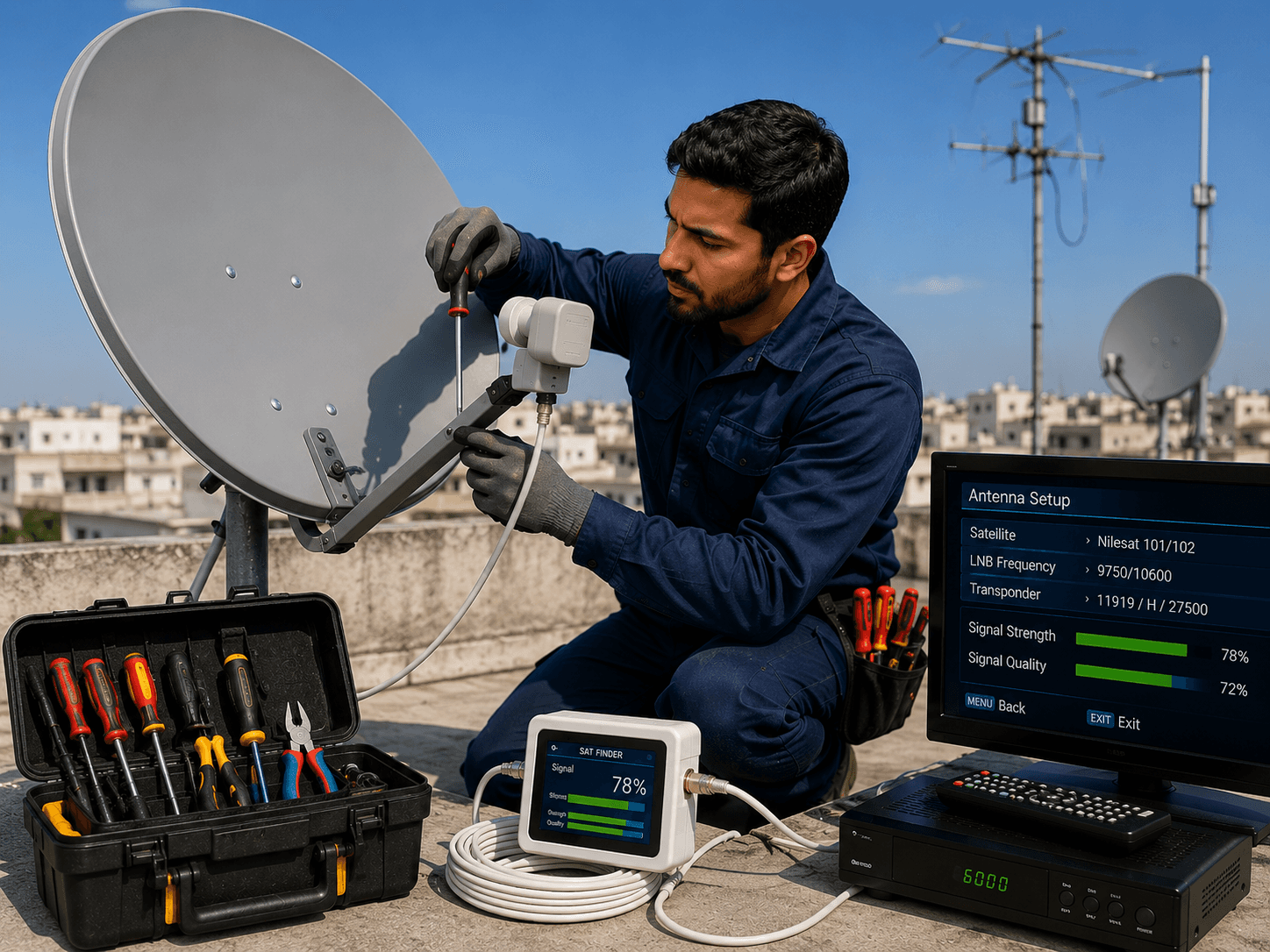 Satellite Receiving Equipment Installation & Maintenance Business License in Dubai