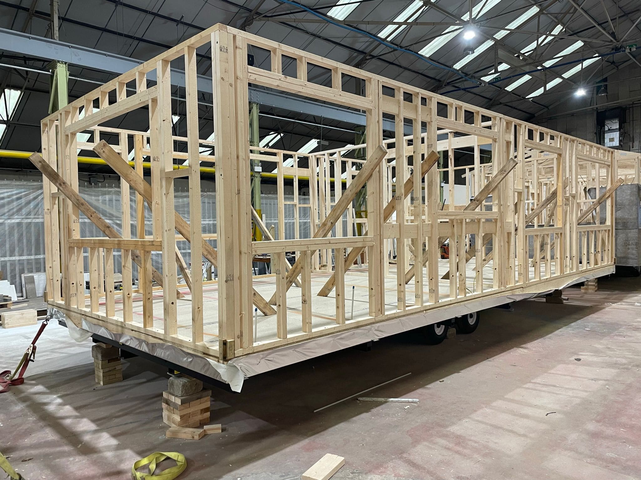 Mobile home frame