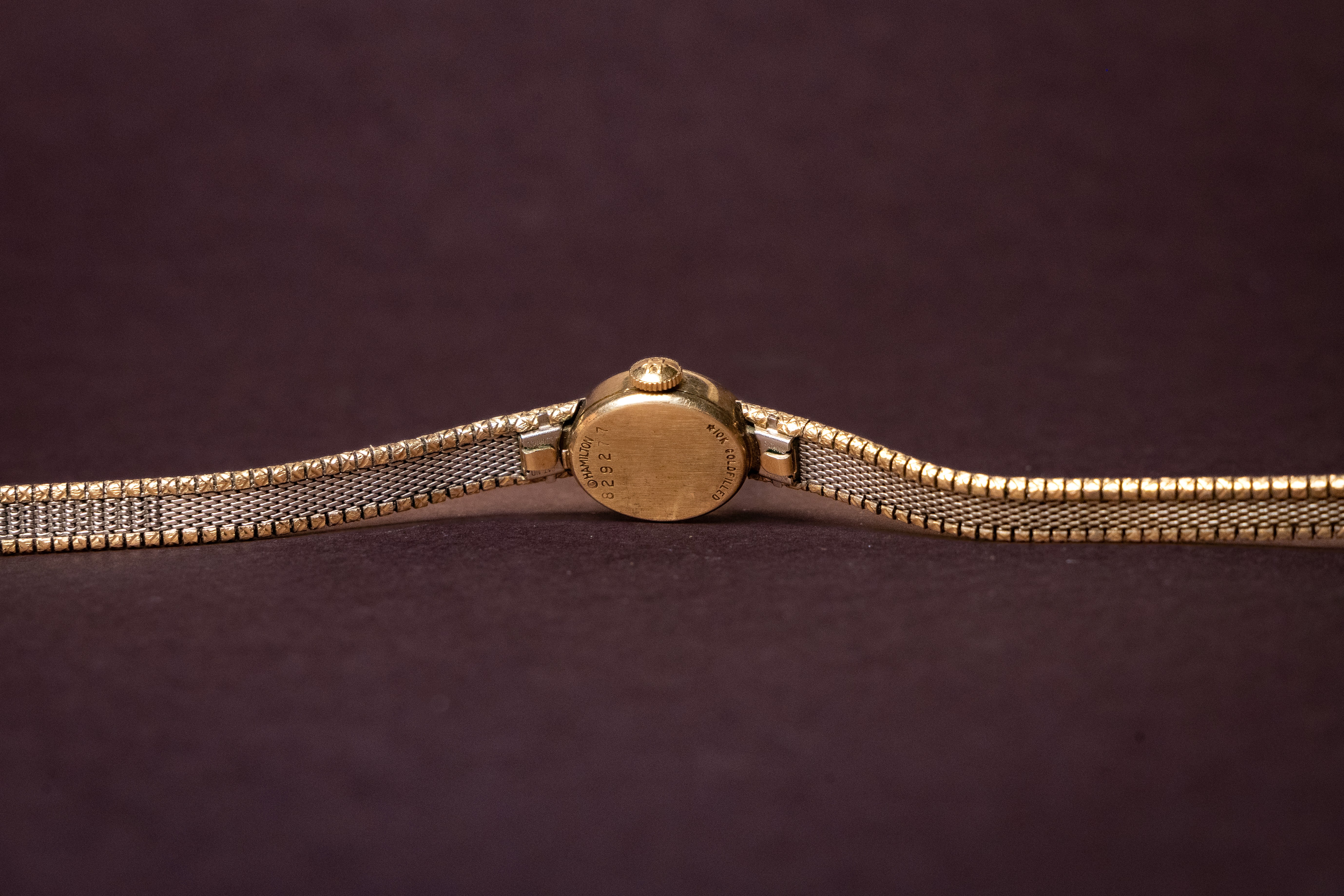 Vintage Hamilton gold watch